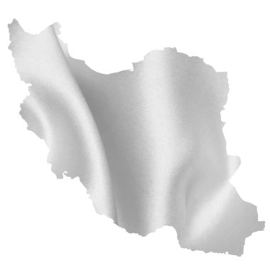 İran Haritası siluet