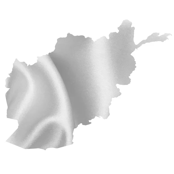 Afghanistan mappa silhouette — Vettoriale Stock