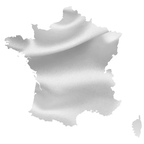 France carte silhouette — Image vectorielle