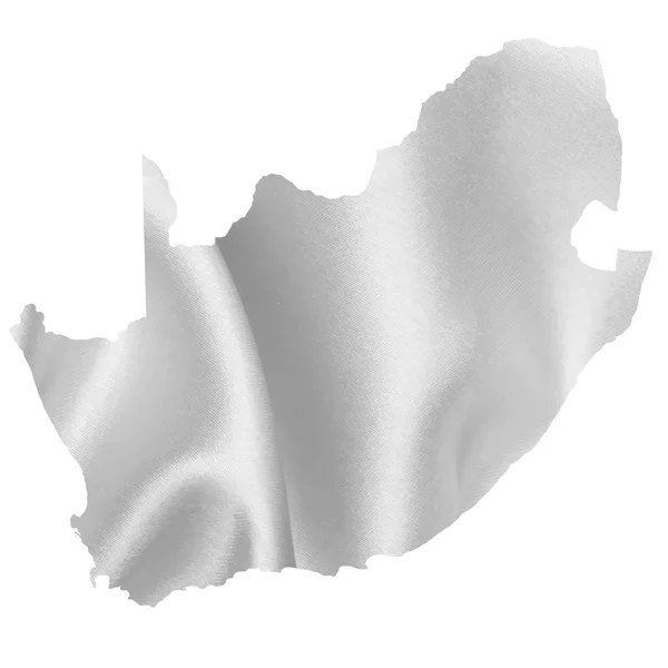 Sudafrica mappa silhouette — Vettoriale Stock