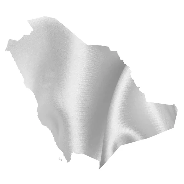 Saúdská Arábie mapu silueta — Stockový vektor