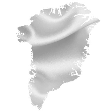 Grönland harita ipek