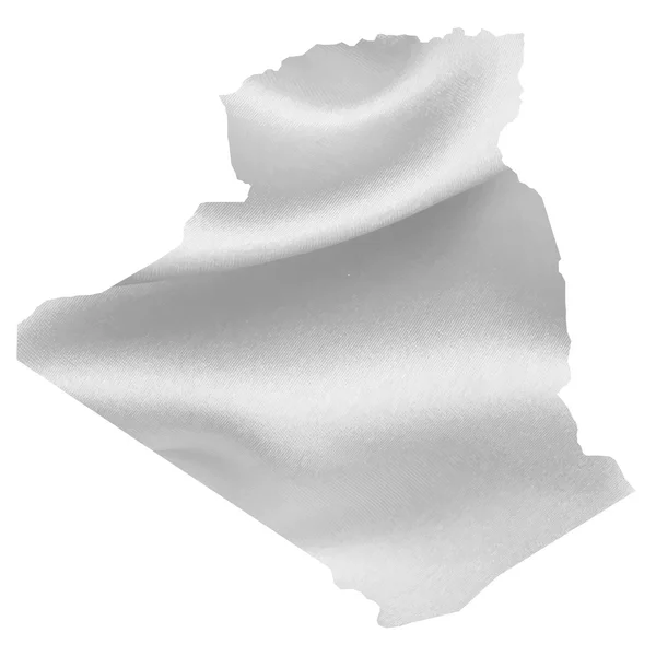 Algérie carte Soie — Image vectorielle