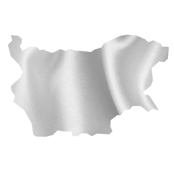 Bulgarien karta Silk — Stock vektor
