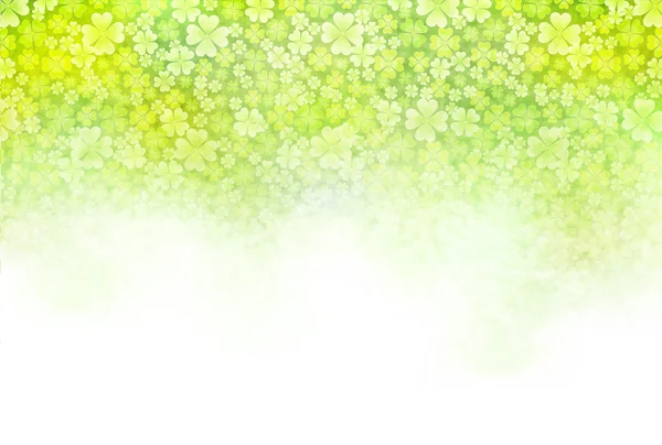 Clover blad färsk grön — Stock vektor