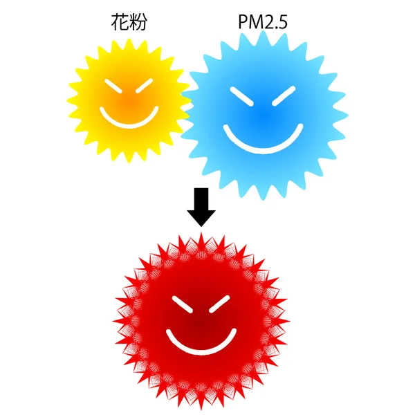 花粉 Pm2.5 图标 — 图库矢量图片