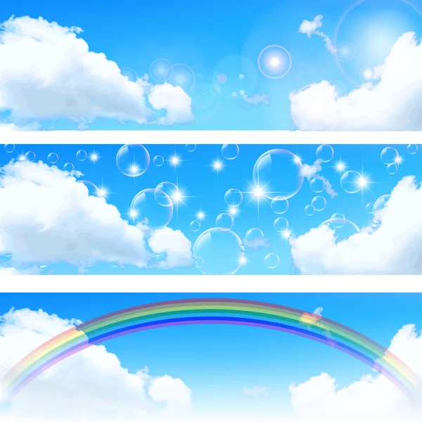 gökyüzü gökkuşağı arka plan