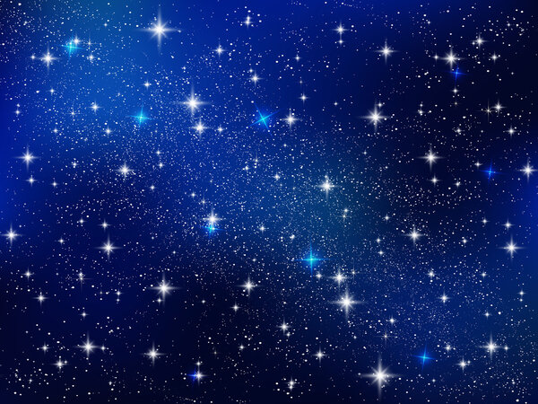 Cosmic night sky background