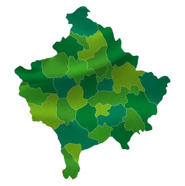 Kosovo carte pays — Image vectorielle