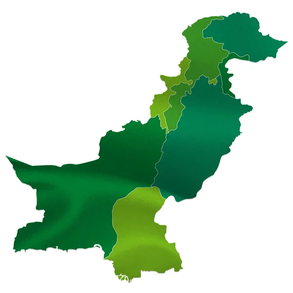 Paquistão mapa país — Vetor de Stock