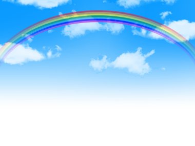 gökyüzü gökkuşağı arka plan
