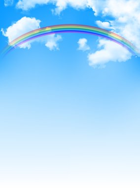 gökyüzü gökkuşağı arka plan
