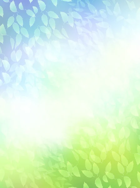 पाने ताजे हिरव्या पार्श्वभूमी — स्टॉक व्हेक्टर