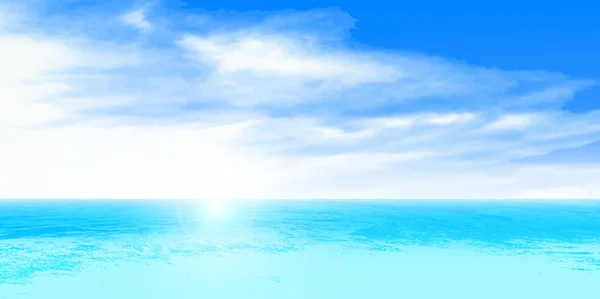 海天空背景 — 图库矢量图片