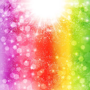 ışık gökkuşağı arka plan