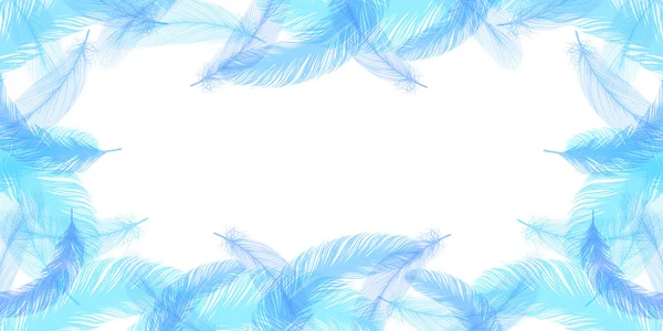 Feather sky background — Stock Vector