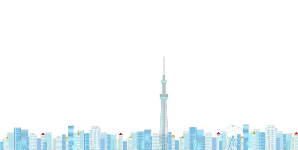 Edificio Sky Tree — Vector de stock