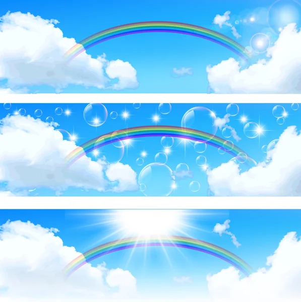 gökyüzü gökkuşağı arka plan