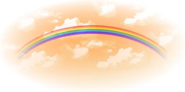 Gün batımı sonbahar gökyüzü arka plan