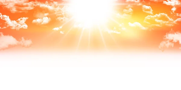 Coucher de soleil automne ciel fond — Image vectorielle