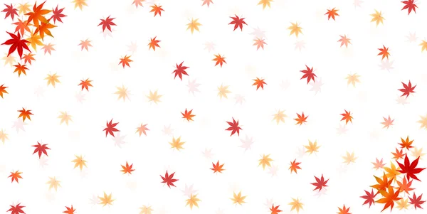 Maple foliage background — Stock Vector