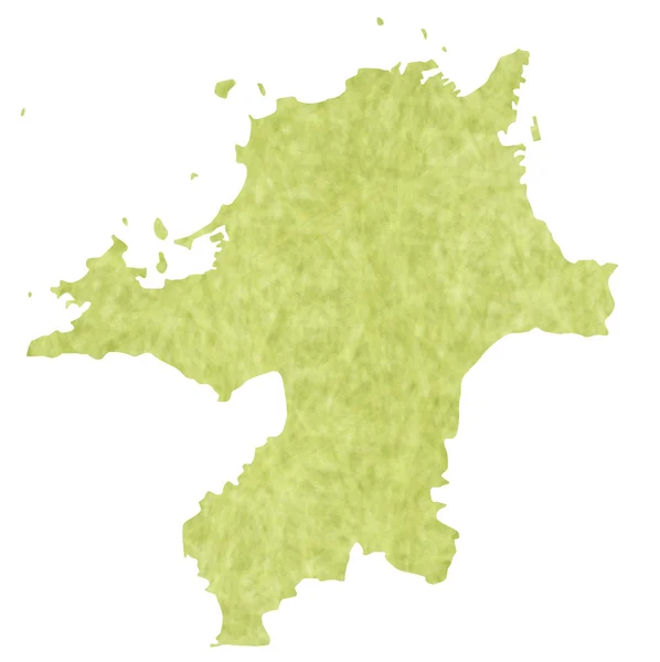 Icône de carte de Fukuoka — Image vectorielle