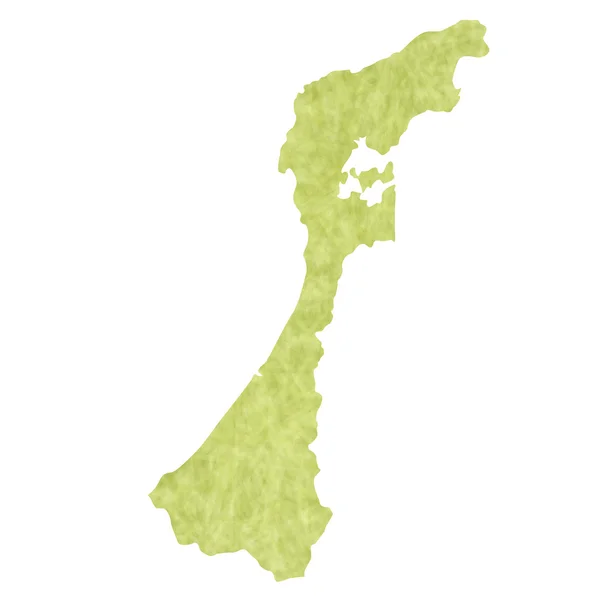 石川地図アイコン — ストックベクタ