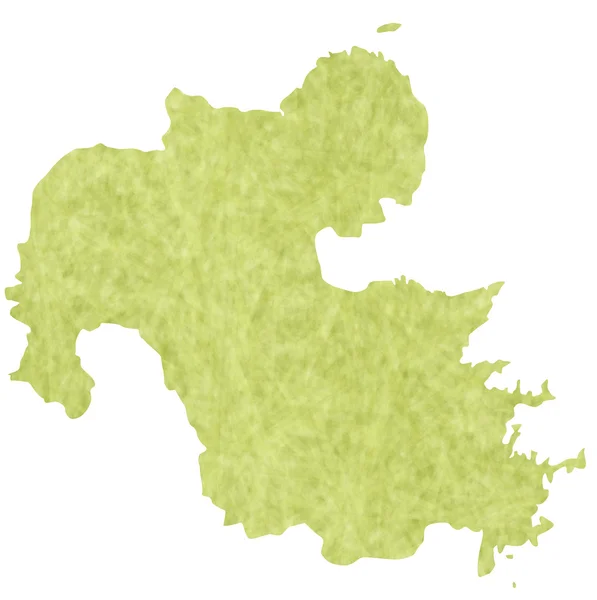 Ícone de mapa de Oita — Vetor de Stock