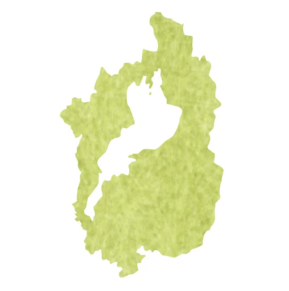 Shiga mapa icono — Archivo Imágenes Vectoriales