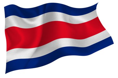 Kosta Rika bayrak bayrak