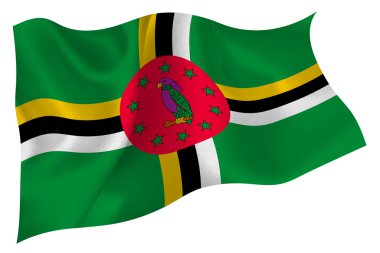 Dominika ulusal bayrak bayrak