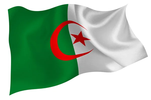 Drapeau de l'Algérie — Image vectorielle