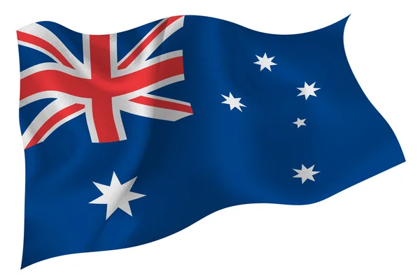Αυστραλία σημαία σημαία — Διανυσματικό Αρχείο