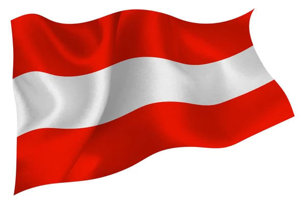 Oostenrijk vlag vlag — Stockvector