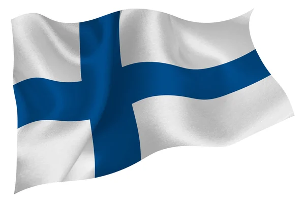 Флаг Финляндии — стоковый вектор