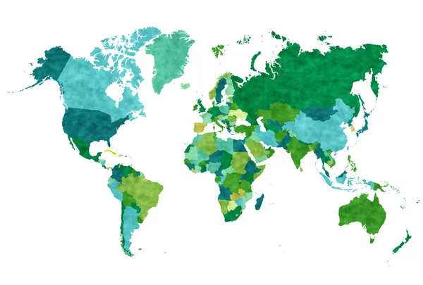 Ícone do mapa mundial — Vetor de Stock