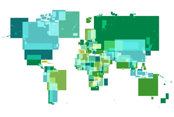 Icono del mapa del mundo — Vector de stock