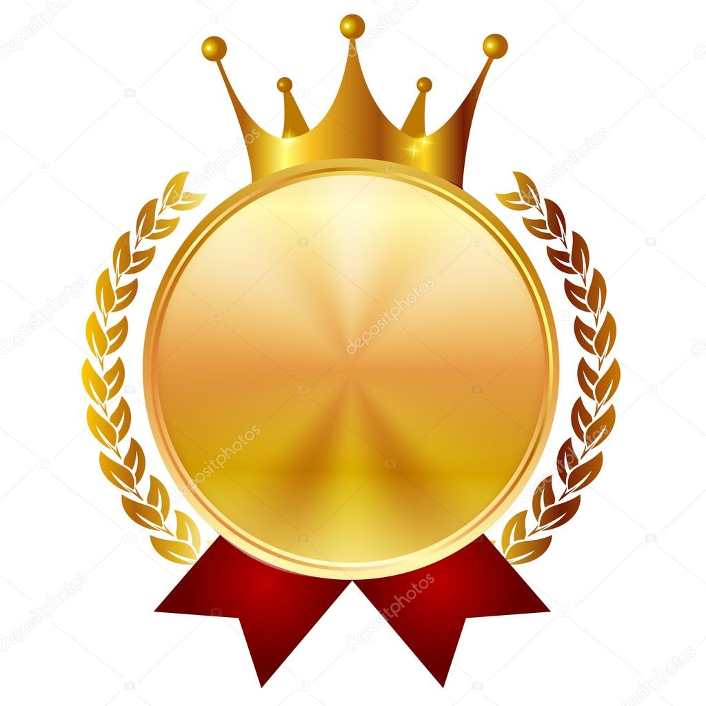 Crown Medal Frame Stock Vector Image By C Jboy24