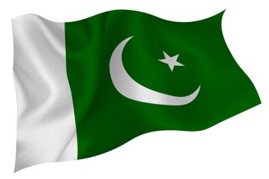 Pakistan ulusal bayrak bayrak