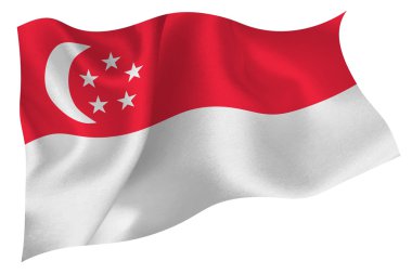 Singapur bayrağı bayrak