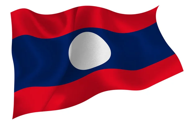 Laos nationale vlag vlag — Stockvector