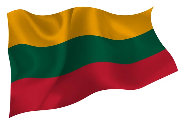 Lithuania flag flag — Stock Vector