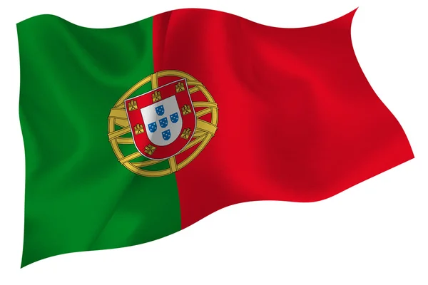 Bandeira nacional de Portugal —  Vetores de Stock