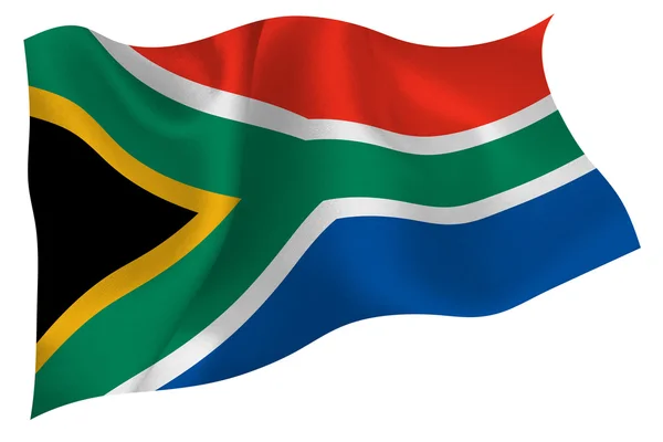 South Africa flag flag — Stock Vector