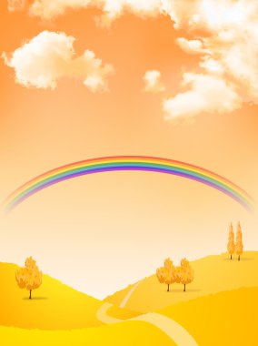 sonbahar gökyüzü arka plan