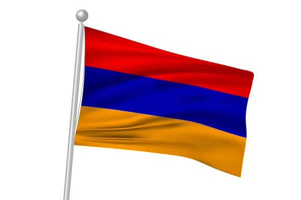 アルメニアを旗します。 — ストックベクタ