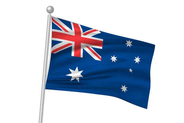 Vlajka vlajka Austrálie — Stockový vektor