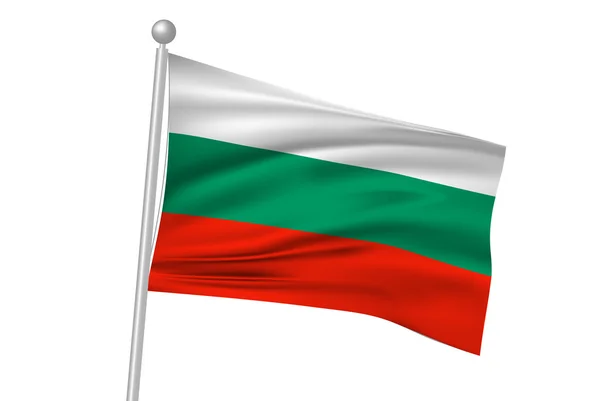 Bulgarije vlag vlag — Stockvector