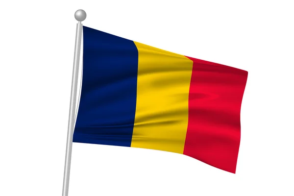 Flaga narodowa flaga Czadu — Wektor stockowy