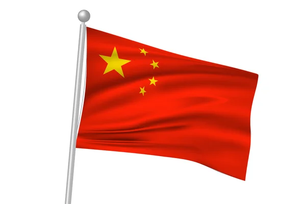 中国国旗の旗 — ストックベクタ
